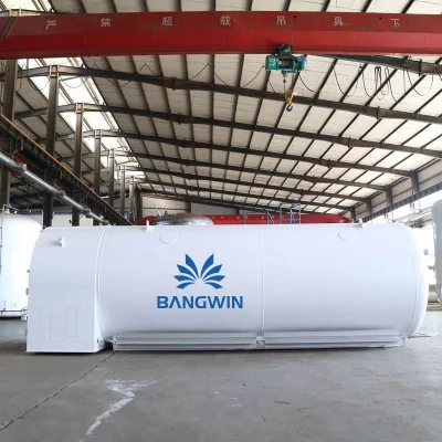 BW 60m3 0.8mpa Horizontal Lng Storage Tank Vacuum Insulation Low Temperature Lng Storage Tank