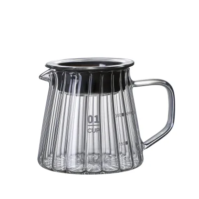 New Glass Coffee Pot Set Personality Design Manufacturers Wholesale Handmade Coffee  Large Number of Spot