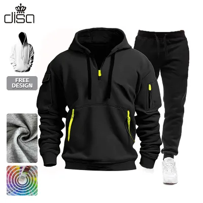 Men's High Quality Best Style Track Suits Eco-Friendly Quick Dry Plus Size Windproof Winter Set