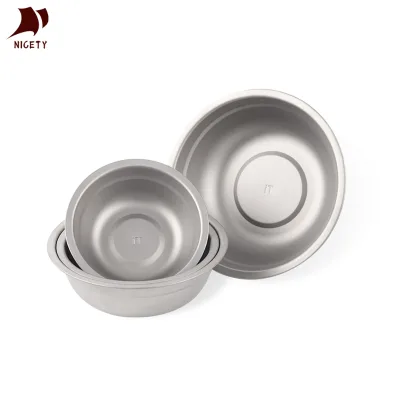 Outdoor Ultralight Portable Titanium Bowl for Hiking Gear Equipment