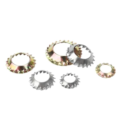 BVS7304 Stainless Steel Conical Serrated Lock Washer Outer Toothed Funnel Anti Loosening Washer