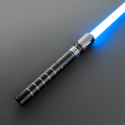 Nexussabers Double Hilt Heavy Dueling Lightsaber Offering Durable Blade Glow Stick for Swordsmanship and Warriors Sport