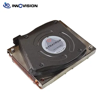 New and Original Dynatron B22 1U CPU Cooler LGA3647 Narrow ILM Copper1100 Heatsink with Vapor Chamber Base Active Cooler