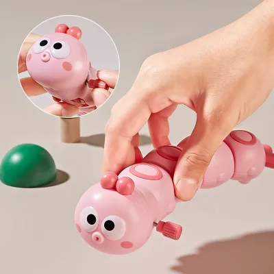 Educational Simulation Swing Caterpillars Clockwork Toy Small Animal Wind-up Toy That Moves and Runs
