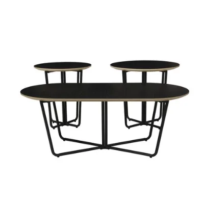 Modern melamine coffee table set living room
