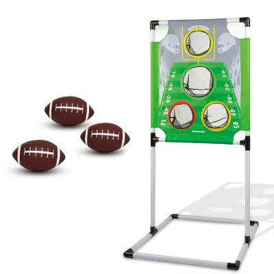 Outdoors Rugby Toys Football Target Toss Game Set Football Toss Game for Children
