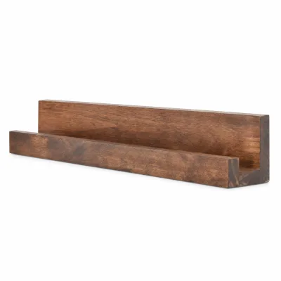 Solid Wood Book Ledge Shelf Handmade Floating Shelf for Displaying Pictures Books Photos Decor Wall Mounted Nursery