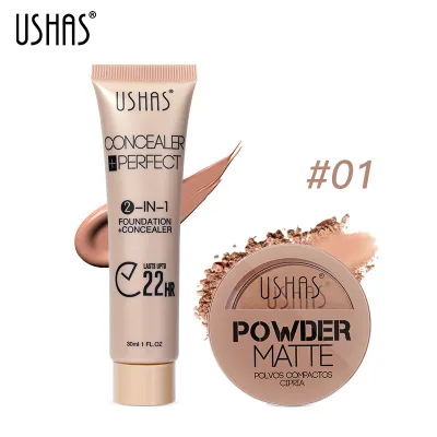 OEM Concealer Perfect With 2-in-1 Foundation+Concealer and Powder Matte up to 22hours Keep Makeup