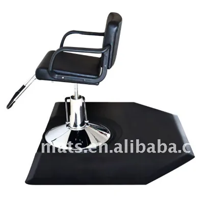 Salon Mat with 7/8'' Thick Series Anti-fatigue Hair Salon Mat Hexagon Salon Mat