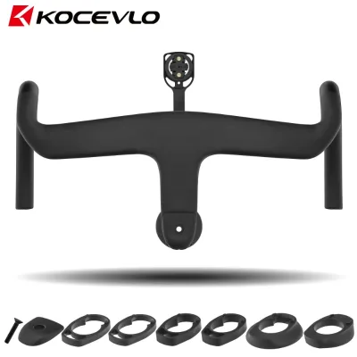 NEW Factory Selling Carbon Handlebar UD Bicycle Road Bike Handlebar Integrated With Stem for 28.6mm