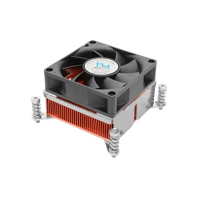 2U Server CPU Cooler Heatsink Intel LGA 115X 1356 2011 1200 Top Blowing Fan Double Ball Bearings 4pinPWM TDP100W