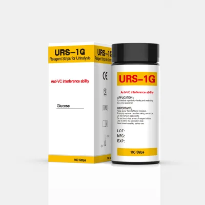 Check Rapid at Home Diabetes Monitoring, Glucose Urine Test Strips URS-1G CE Certified with 2-Year Shelf Life