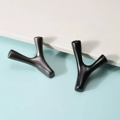 Jision Wardrobe Zinc Alloy Towel & Coat Hooks Eco-Friendly Multifunctional Wall Mount for Clothing Storage