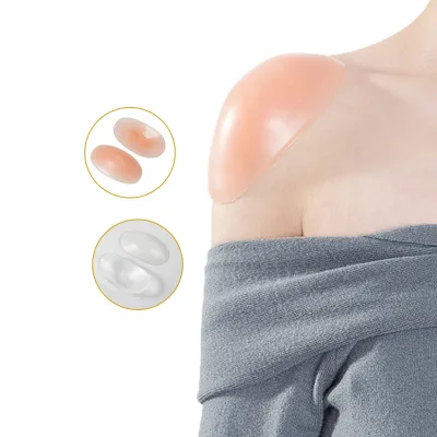 Fashionable Lady Use Shoulder Pad Self Adhesive Invisible Shoulder Pad