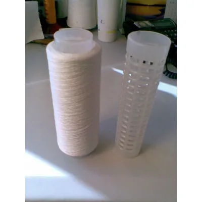 Yarn for 100% spun polyester
