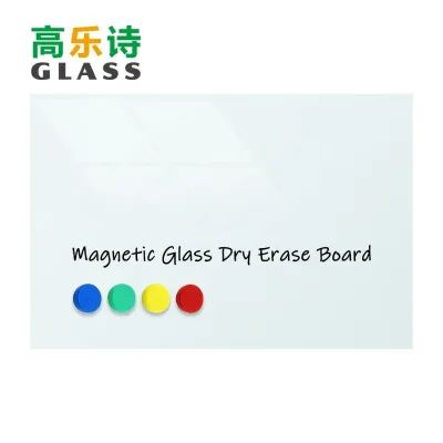 OEM/ODM 4mm Tempered Glass Magnetic Dry Erase Whiteboard 120x240cm, Wall-Mounted, Office Conference School