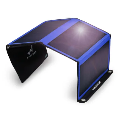 Portable Solar Panels 21W Monocrystalline Silicon Foldable Usb 5V Solar Charger for Camping Outdoor Mobile Phones