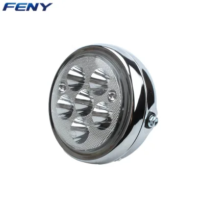 Universal 48V 60V 72V LED Headlight Assembly Front Light Lamp for Citycoco Harley Scooter Motorcycle