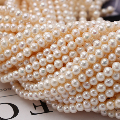 5-6mm Round Pearl Freshwater Pearls Diy Accessories Loose Pearls