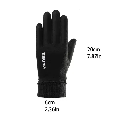 Wholesale Mountain Bike Cross Country Gloves Men's and Women's Touch Screen Breathable Waterproof Windproof Winter Sports Warm