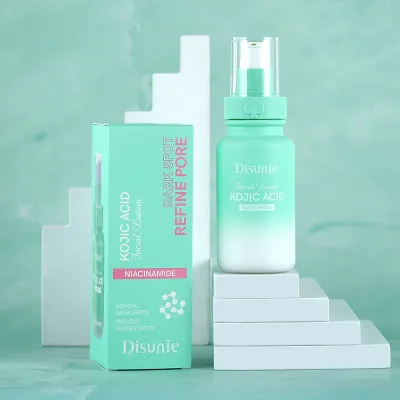 Luxury Kojic Acid Face Cream Lotion Niacinamide Brightening Moisturizing Pore Refining Pigmentation Skin Care Face Lotion