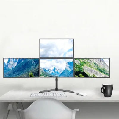 Quad Screen Adjust Monitor Arm  LCD  Desktop Mount Stand