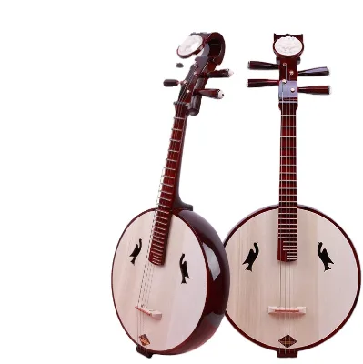Zhong Ruan (Middle Ruan) Bone Flower/mahogany/Zebrawood Classical GYR001