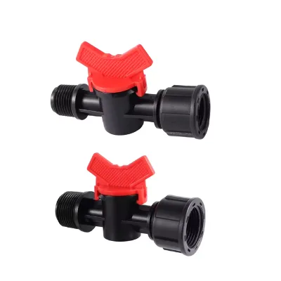 Agriculture Irrigation System Drip Line Pipe Male to Female Mini Valve