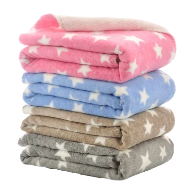 Hot Custom Personalized Wholesale Solid Color Newborn Knitted Baby Blanket