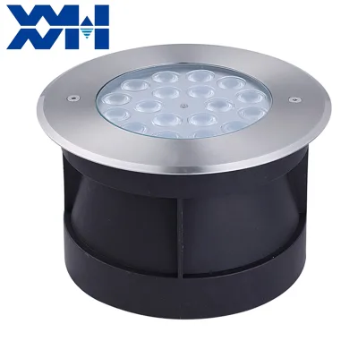 304 Stainless Steel RGB LED Pool Light IP68 Waterproof IK10 Recessed Ground Lamp Underground RF Remote Control 10-120 Beam