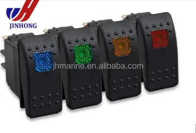 12V Led Light bar Rocker Switch T125 with Wiring Diagram Waterproof off Road