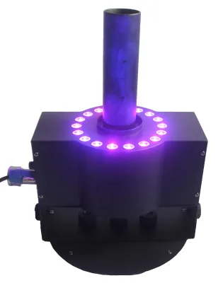 DMX512 3000W LED CO2 Machine Iron RGB Color-Changing Fog Smoke Remote and Manual Control Stage Lighting Equipment