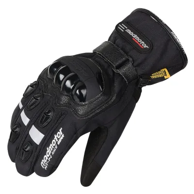 High Full Finger Impact Gloves for Summer Motorcycle Bike Waterproof Conductive Microfiber Touch Screen Capability Warm Gloves