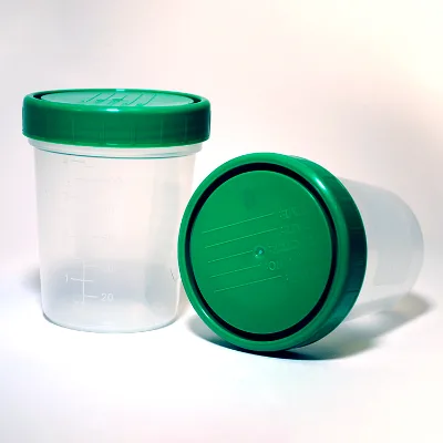 Amsino Other Medical Consumable 60ml 100ml 120ml Urine test Sample Cup Sterile Specimen Urine Container