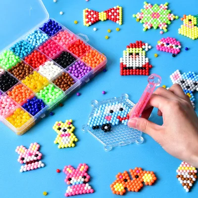 DIY Education Toys Water Spraying Magic Beads Art Crafted Toys Colorful Water Sticky Beads