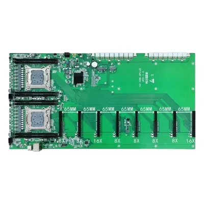 A-LEO X98-8PLUS-V1.0 Support 2133/2400/2666 MHz X98 Computer Case 8 GPU Server Platform with Dual Xeon E5 CPU Server