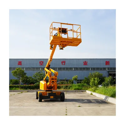 22M Self-Propelled Articulated Boom High-Altitude Platform Dc Power Supply Outdoor Maintenance and Heavy Lifting