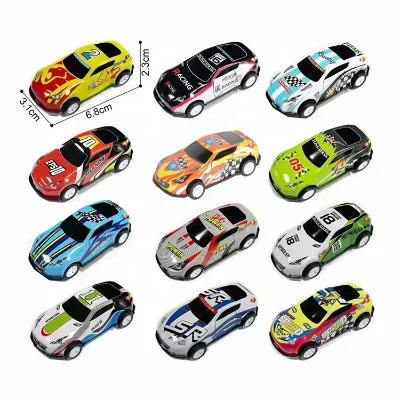 2.5inch Alloy Iron 9 Series Pull Back Car Friction Inertia Vehicle Toys