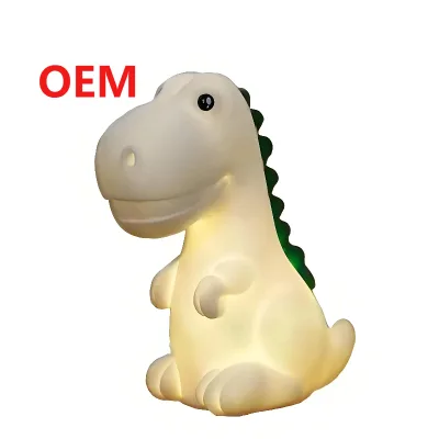 Children USB Rechargeable Cartoon Animal Bedroom Decor Touch Night Lamp Custom Cute Plastic LED Night Light for Kids