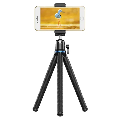 Universal Video Camera Tripod Flexible 360 Degree Travel Portable Tripod for Gopros/Camera/Smartphone