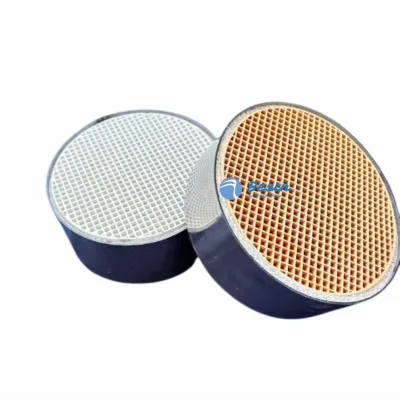 6" Round Shape Honeycomb Ceramic Catalytic Combustor Replacement for Wooden Burning Stove
