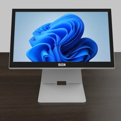 White Fanless Design  POS J4125 Touch POS Machine OS Win11