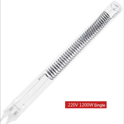 High Quality Quartz Heat Lamp Industry Heater Element Far-infrared Carbon Fiber Quartz Heating Tube for Microwave Oven