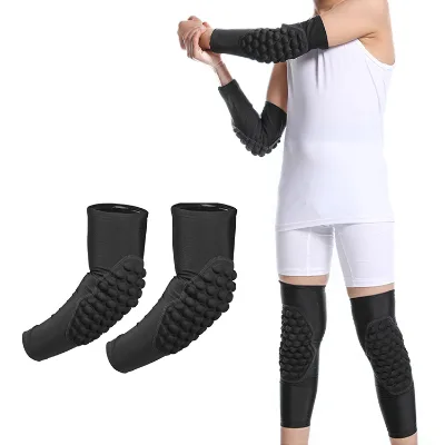Breathable High Elastic Sports Protectors Children's Comfortable Anti-collision Sports Knee Arm Pads for Basketball Football