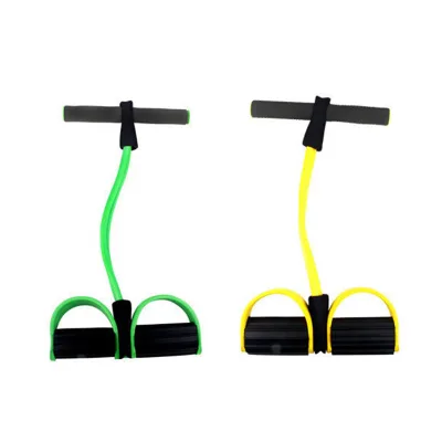 Resistance Training Bands Body Trimmer Exercise Pedal Exerciser Elastic Pull Rope for Sit-up and Push-up Training