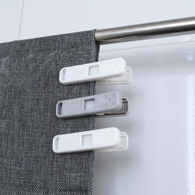 Wholesale 4pcs Set Wind Proof Plastic Clothespins Household Articles File Clamp Hook Plastic Clips Clothes Pegs Custom