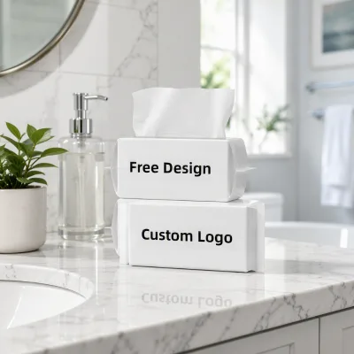 A Premium Disposable OEM Magnetic Box Folded Thickened Large Size XL Facial Cleansing Towel Wholesale Custom Cleaning Cloths