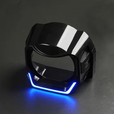 Hot Sale 5D LED Halo Rings Shroud for 3 Inch Round Projector Lens PVC Cover With Blue or White Welcome Light Angel Eye