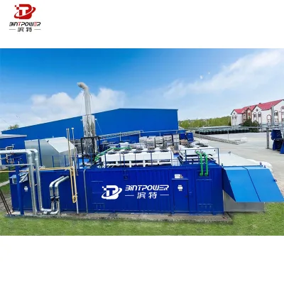 Cummins 1MW 2MW 3MW Heavy Oil Gas Generator Set for Power Station and Ship