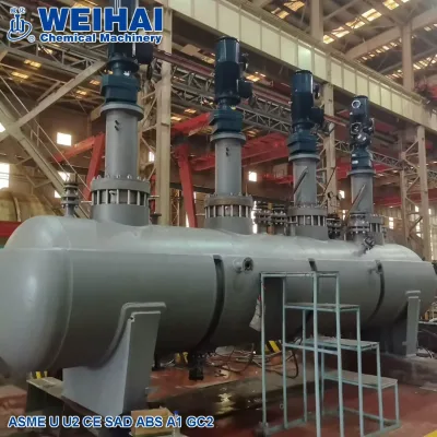 5000L Acid Leaching Hydrometallurgy Reactor Industrial Horizontal Reactor Chemical Continuous Stirred tank